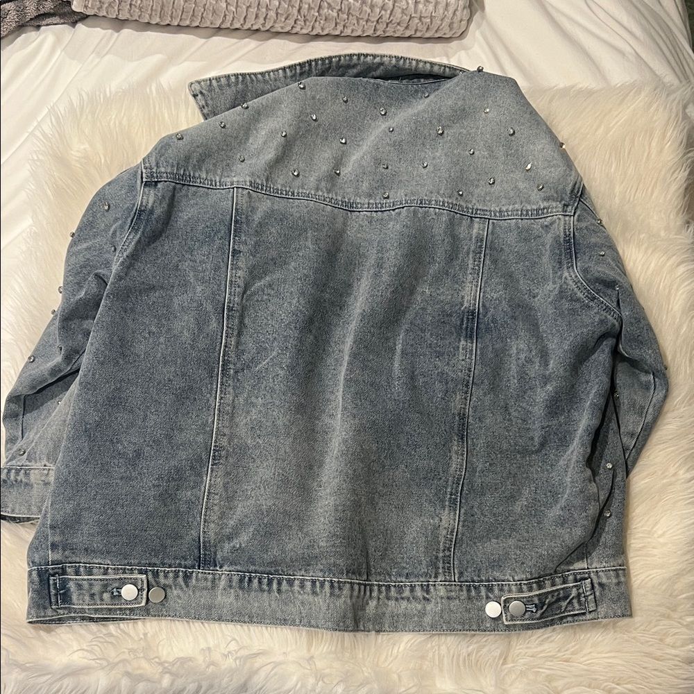 Fate Rhinestone Denim Jacket - Picture 8 of 8